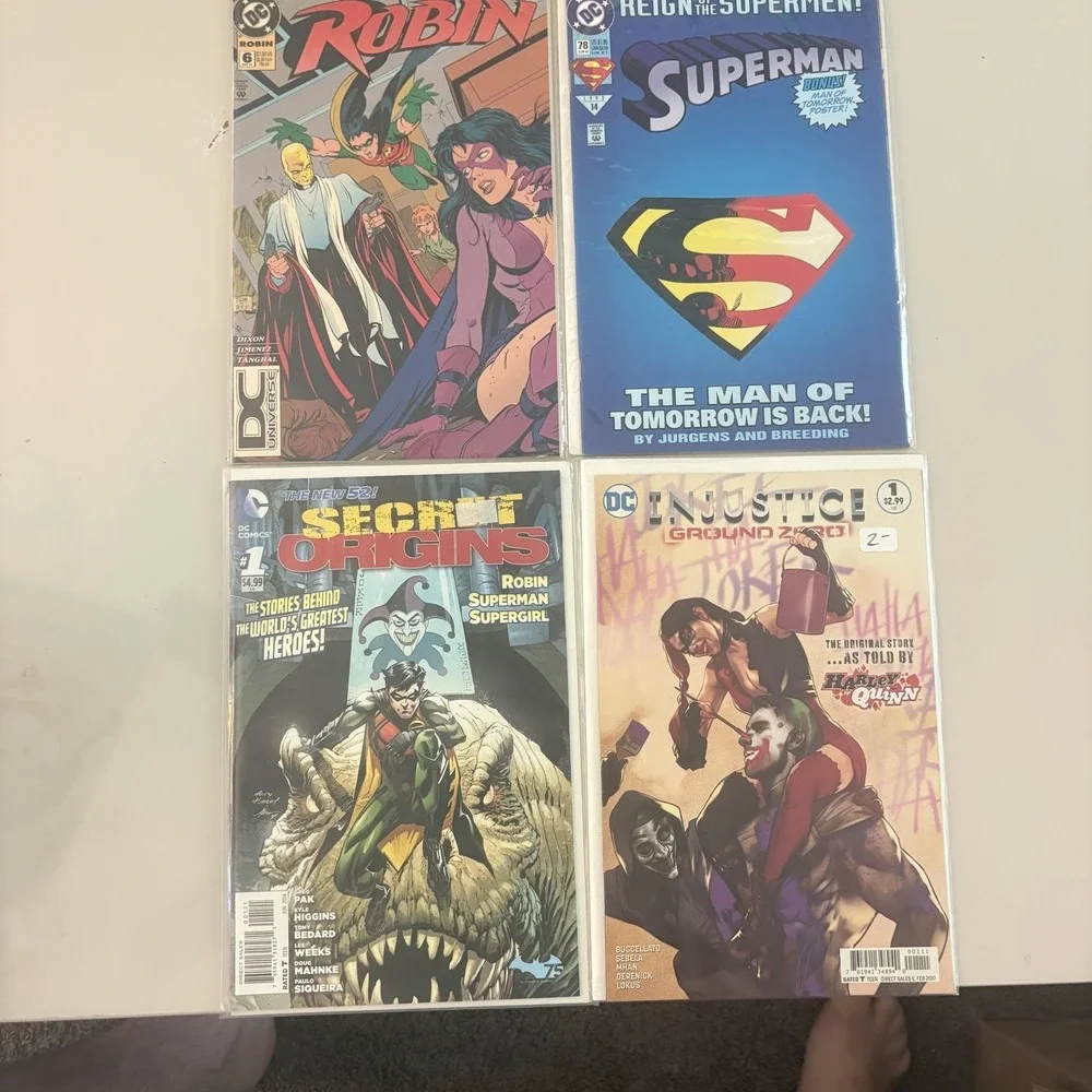 DC Comics Superhero Lot 14 Issues Batman Superman El Diablo Anima Robin Joker